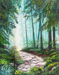 Gouachè, Bosques, 4 Sesiones, incluye materiales