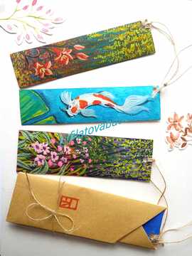 Gouachè, Book markers, 4 Sesiones, incluye materiales