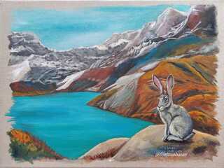 Gouachè, Paisaje semiabstracto, 4 Sesiones, incluye materiales