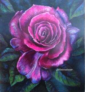 Pastel al óleo, Estudio de rosas, 4 Sesiones, incluye materiales