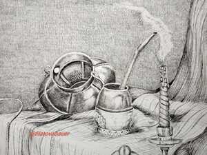 Tintas, Plumilla, 4 Sesiones, incluye materiales